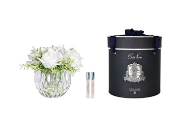 Round Summer Roses - White - RSR01 (carton of 1)